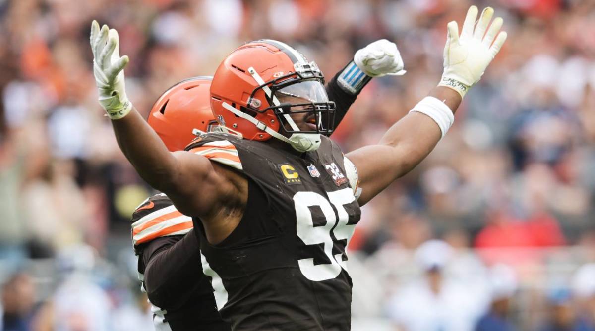 Browns defensive end Myles Garrett could become the third defensive player in NFL history to win MVP.