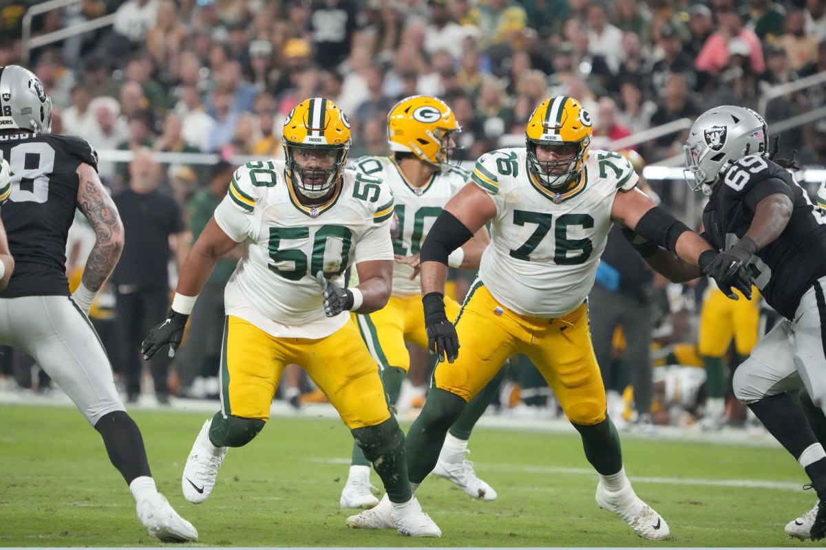 Zach Tom has been a bright spot, but Jon Runyan Jr. has struggled.