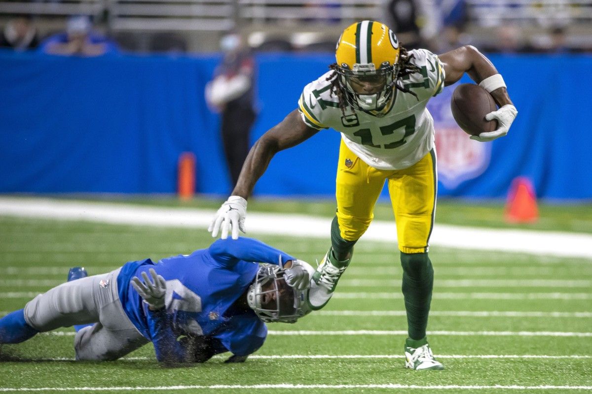 Davante Adams of the Las Vegas Raiders has a proven record of success versus the Detroit Lions.