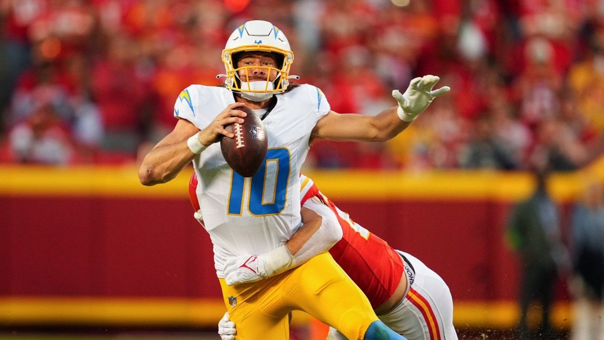 Los Angeles Chargers quarterback Justin Herbert