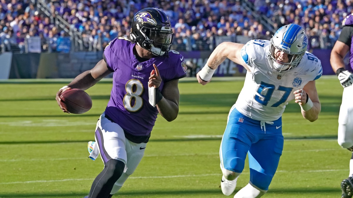 Baltimore Ravens quarterback Lamar Jackson