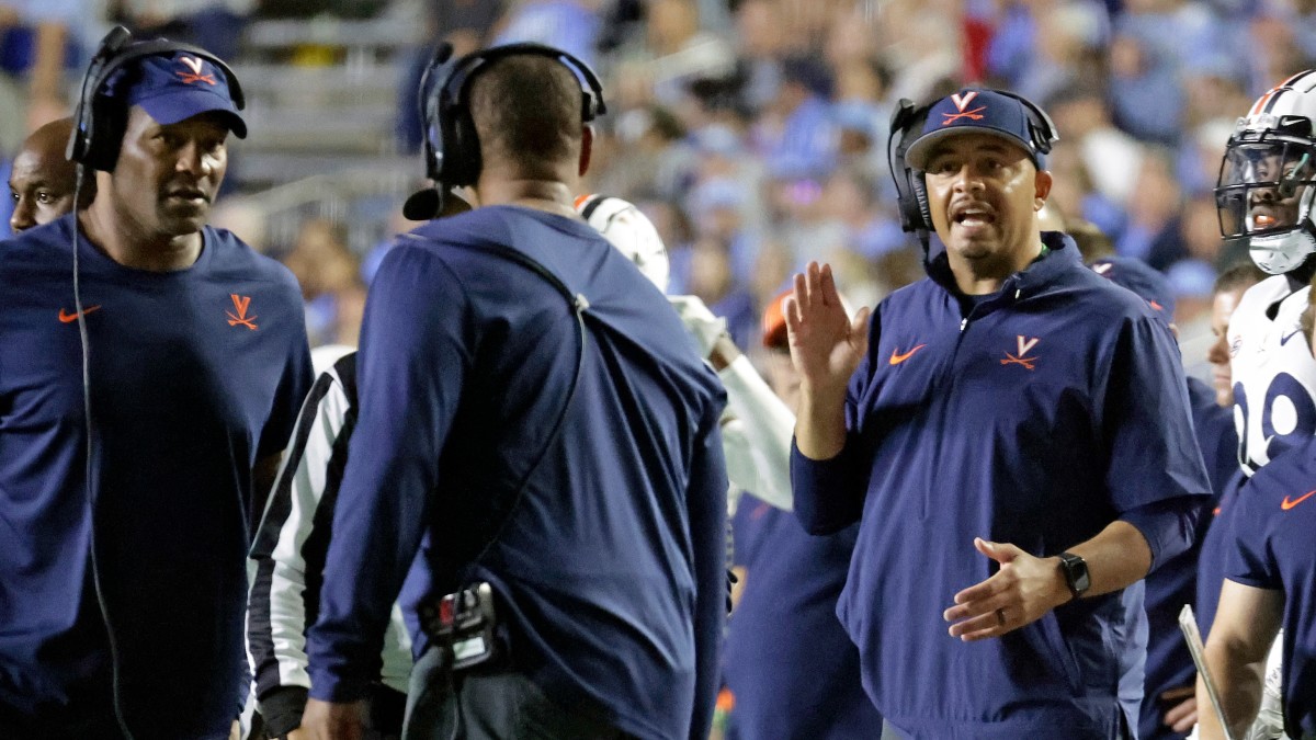 Virginia coach Tony Elliott