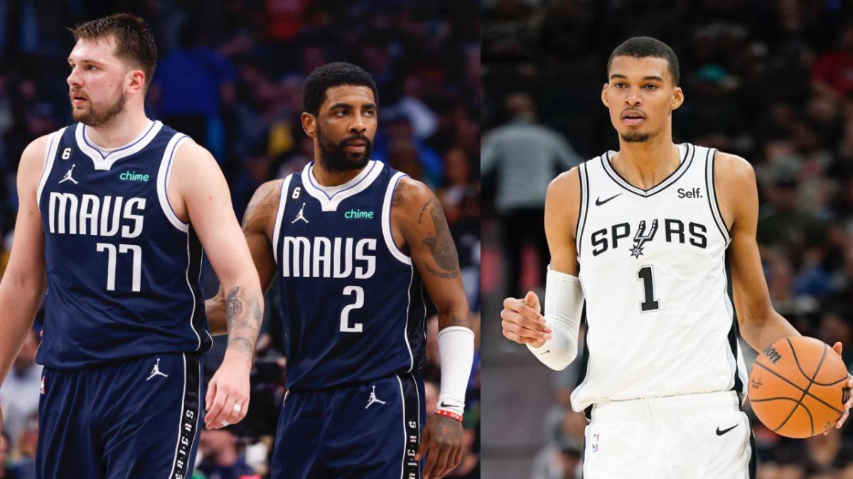 Dallas Mavericks’ Luka Doncic and Kyrie Irving look to open the season with a win over Victor Wembanyama’s young San Antonio Spurs.