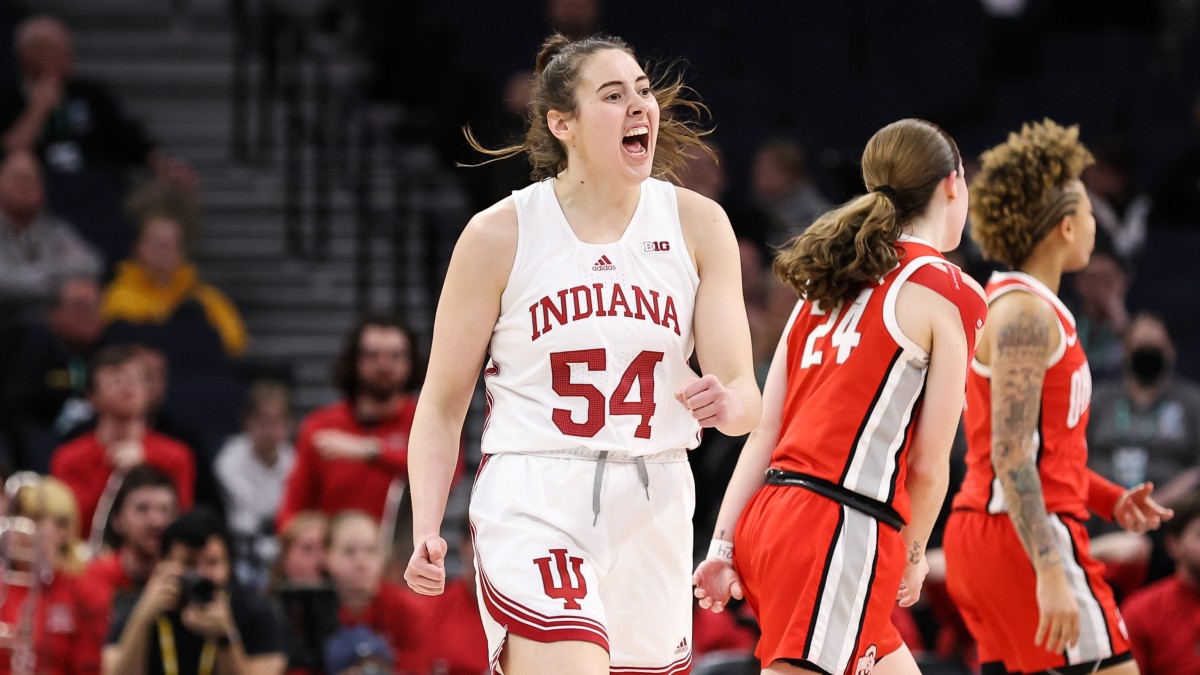 Forward Mackenzie Holmes helped lead the Hoosiers to their first Big Ten title in 40 years last season.