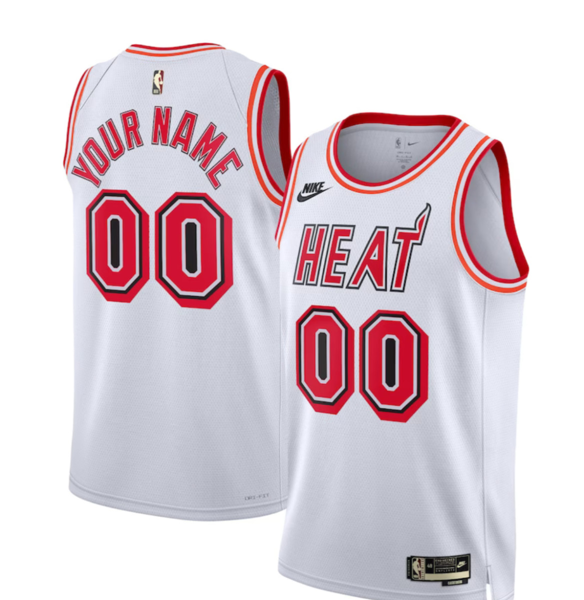Miami Heat Nike Unisex 2022/23 Custom Swingman Jersey - Classic Edition - $149.99