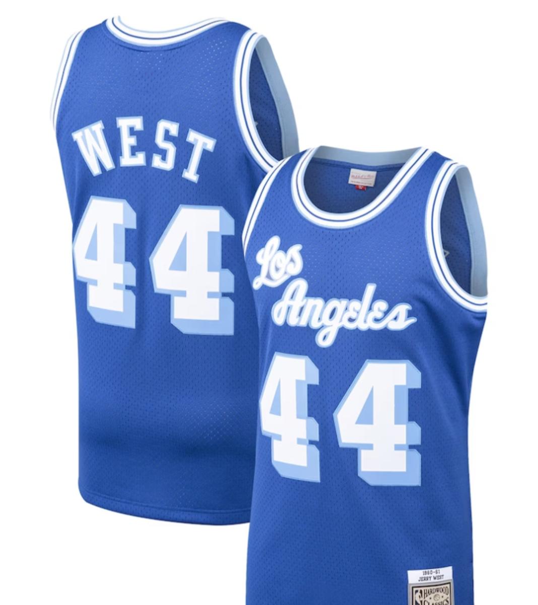Jerry West Los Angeles Lakers Mitchell & Ness Hardwood Classics Swingman Jersey - $98.54 with code: TREAT