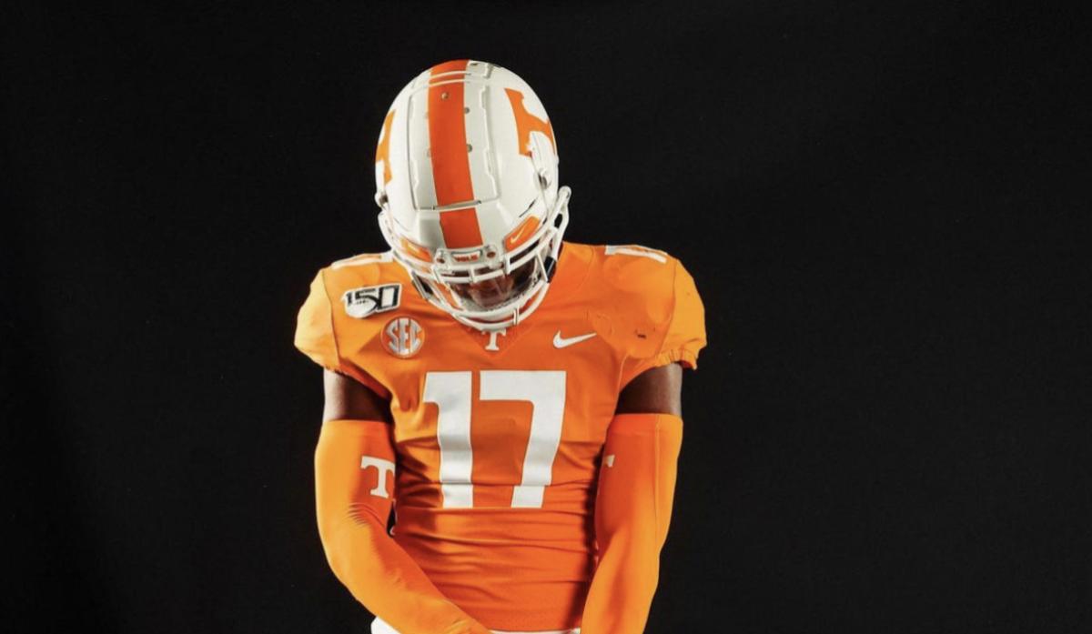 2025 4-star WR Cameron Sparks during an unofficial visit to Tennessee. (Photo courtesy of Cameron Sparks)