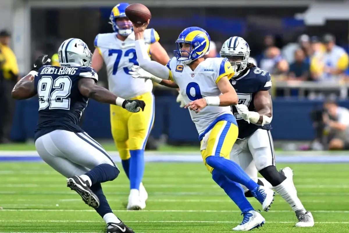 Stopping Matthew Stafford and the Rams' offense looms as a big challenge for the Cowboys' defense.