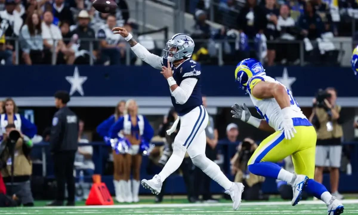Dak Prescott played his best game of the season against the Rams.