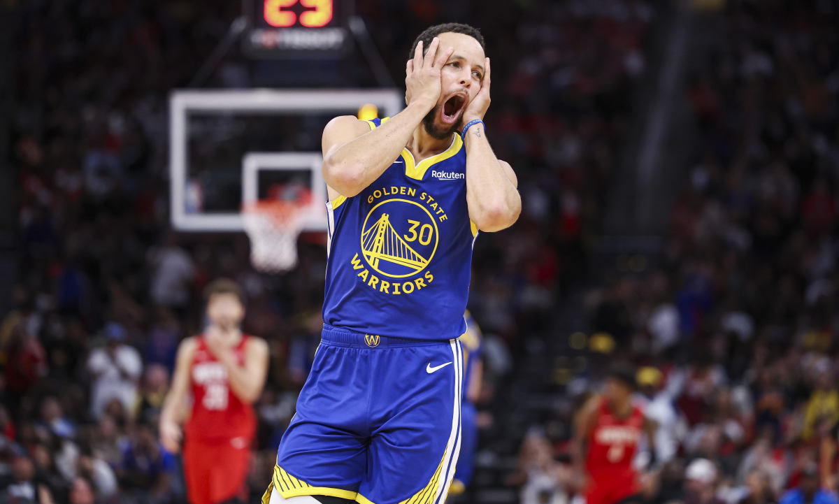 Steph Curry Reacts to Viral Shot Over Dillon Brooks Inside the Warriors