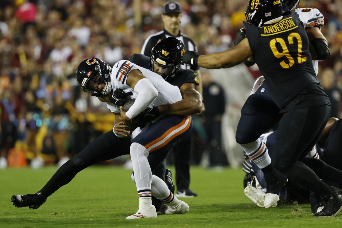 Commanders defensive end Montez Sweat was traded to the Bears for a second-round pick during the NFL's trade deadline.