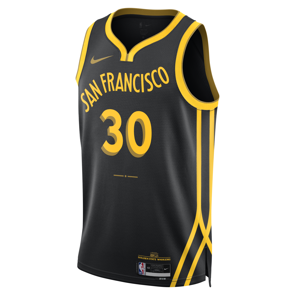 Golden State Warriors 2023-24 Stephen Curry NBA City Edition Nike Swingman Jersey $149.99