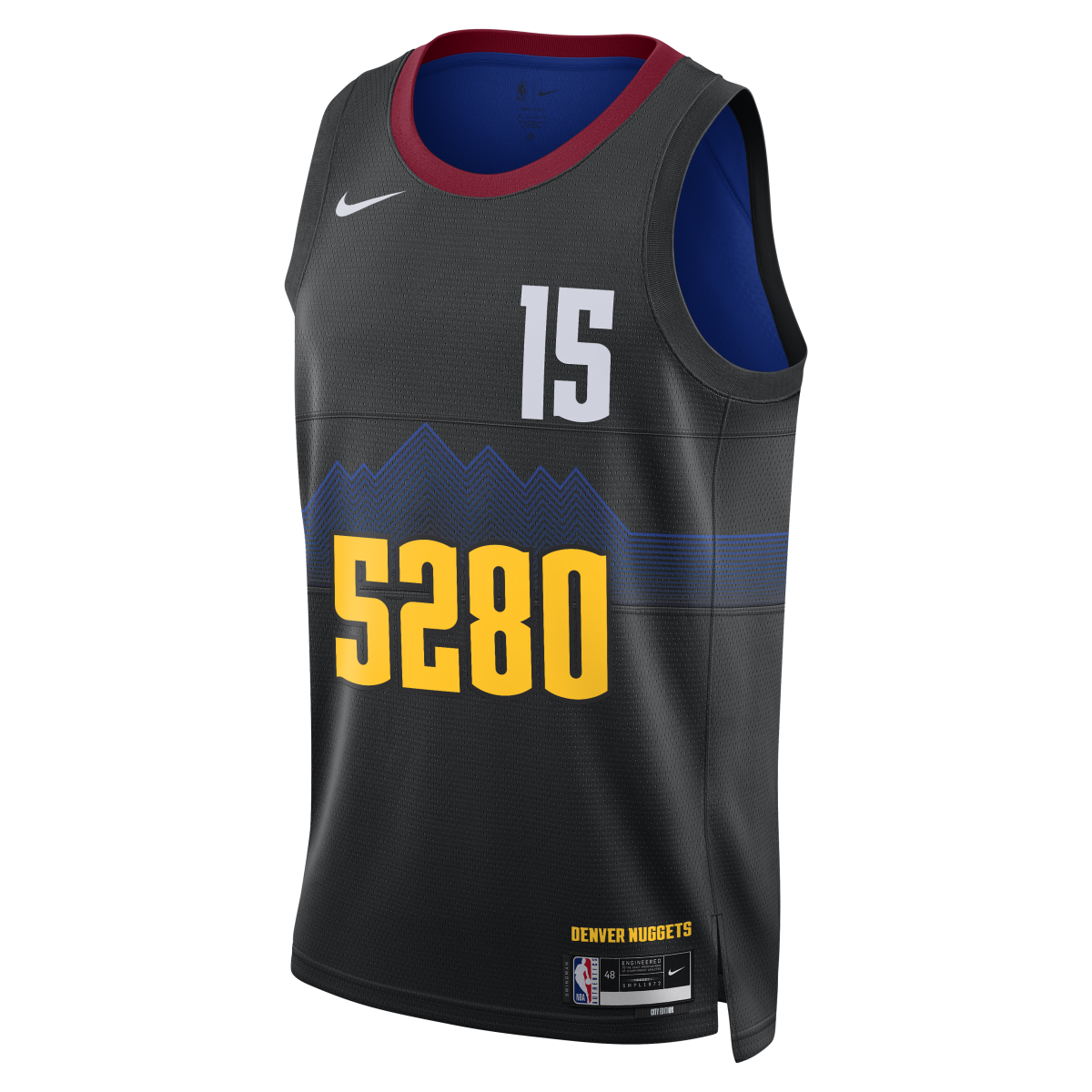 Denver Nuggets 2023-24 Nikola Jokic NBA City Edition Nike Swingman Jersey $149.99