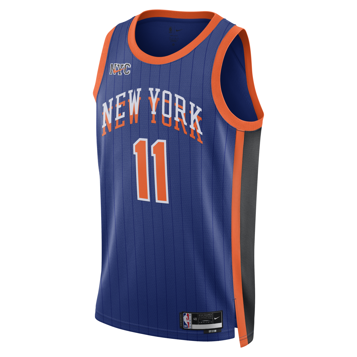 New York Knicks 2023-24 Jalen Brunson NBA City Edition Nike Swingman Jersey $149.99