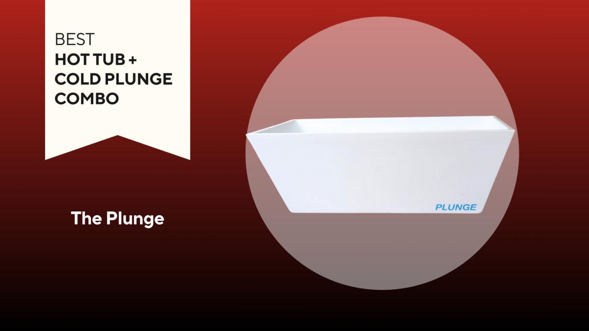 The Plunge with Hot & Cold option doubles as a cold plunge and a hot tub.