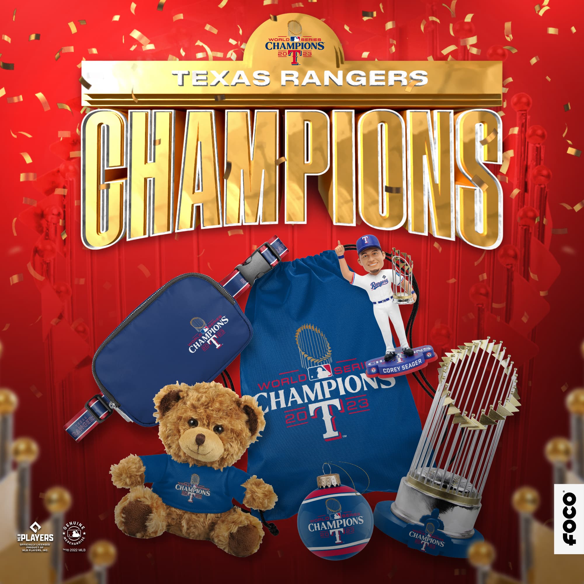Texas Rangers WS Champions Product Mix