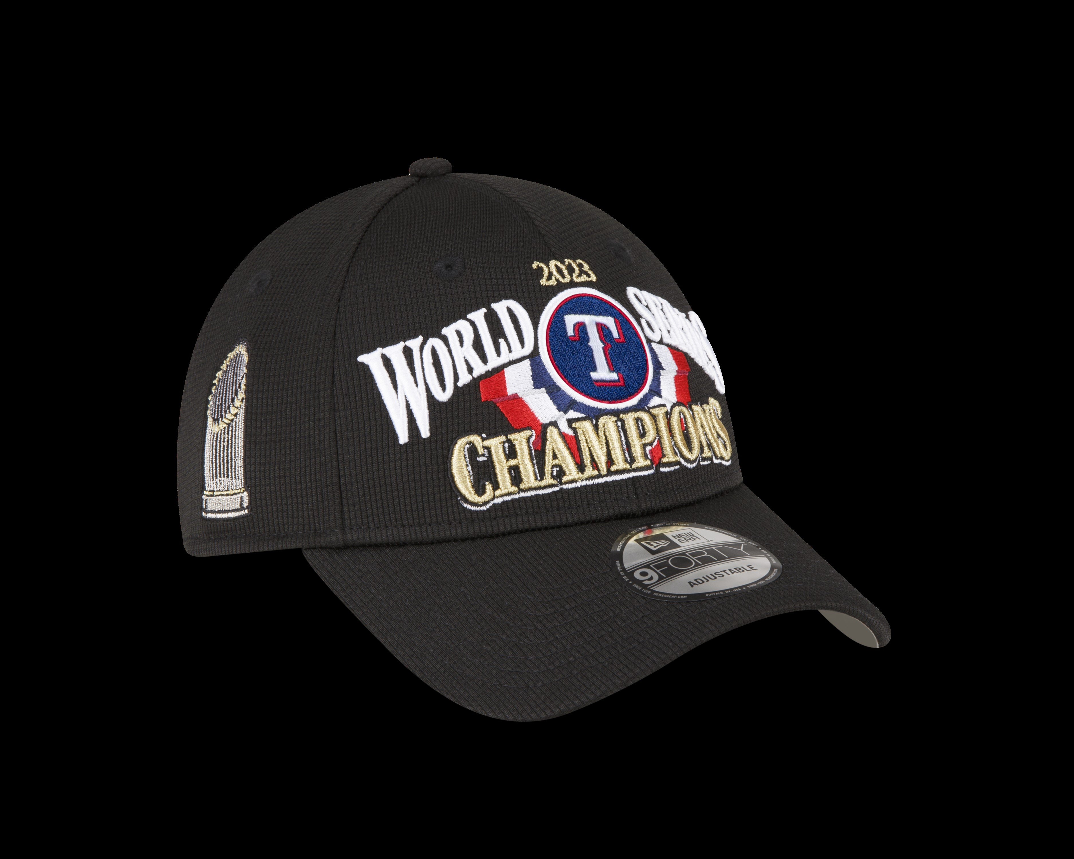 Texas Rangers New Era 2023 World Series Champs Locker Room 9forty Hat