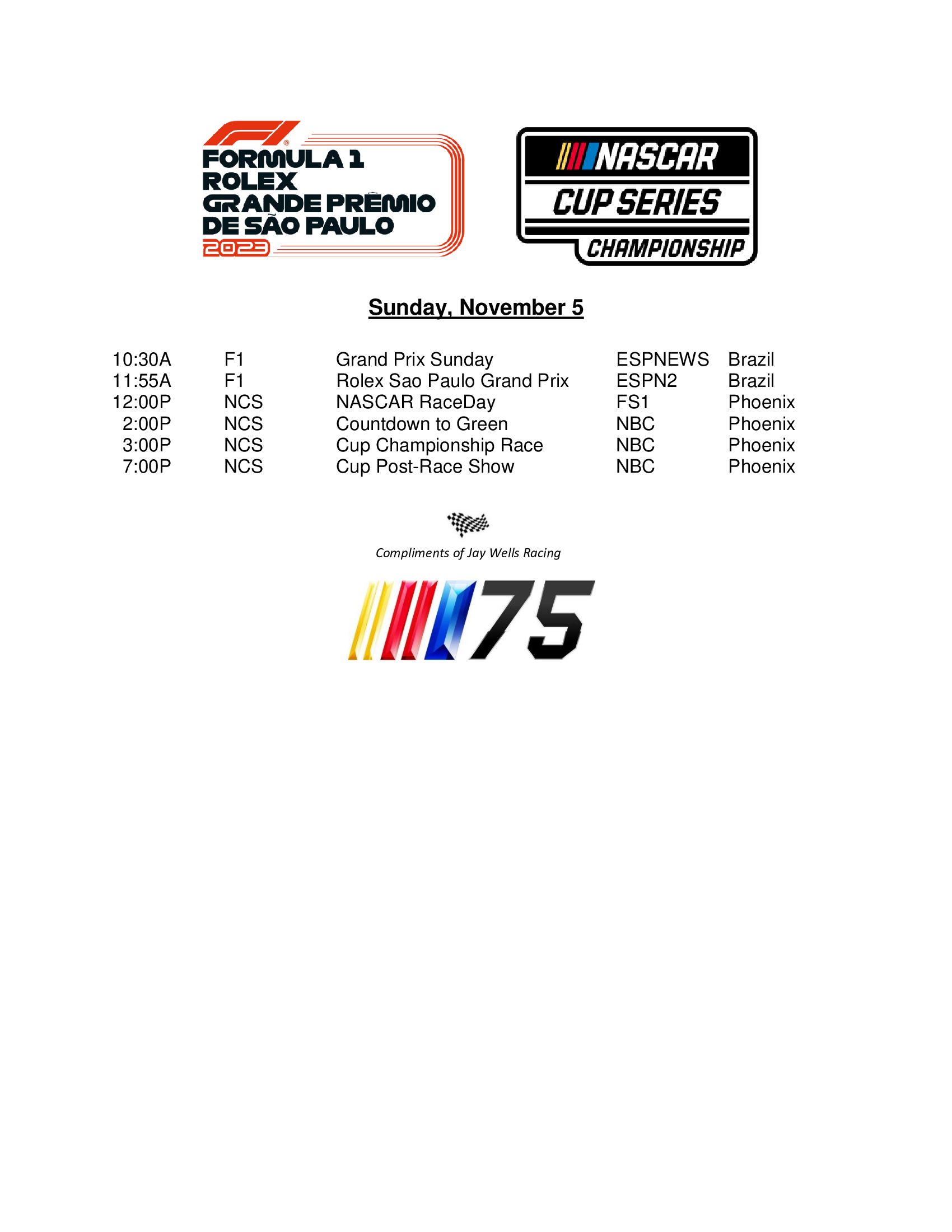 NASCAR decides 3 major championships to highlight this weekend's racing ...