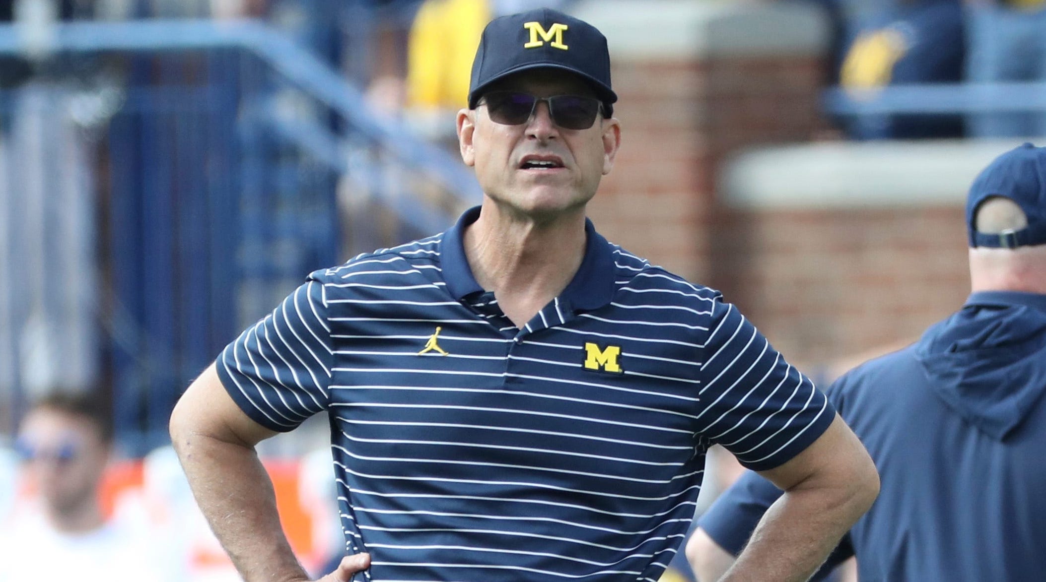 Michigan coach Jim Harbaugh