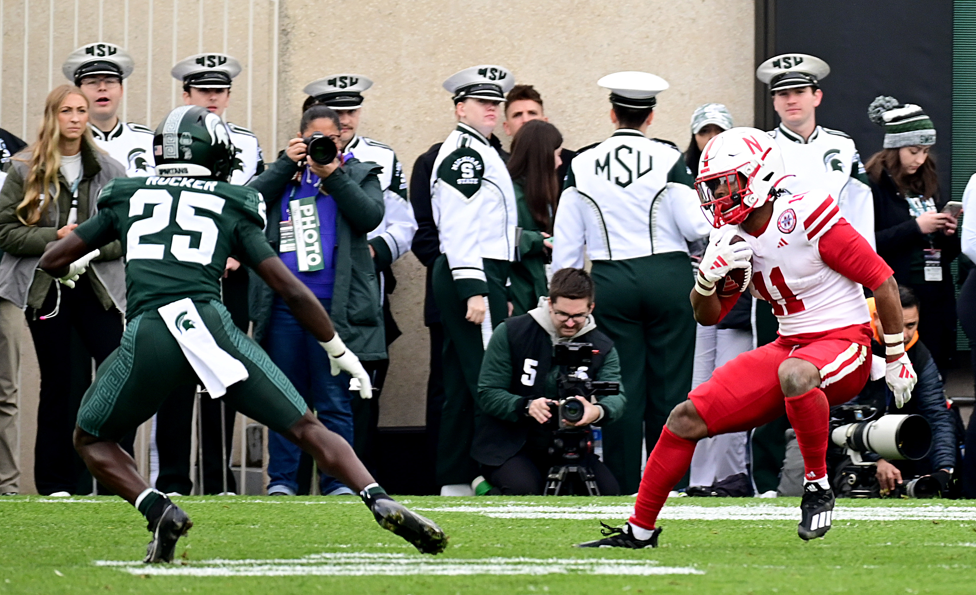 NU vs. MSU 2023 - Joshua Fleeks and Chance Rucker