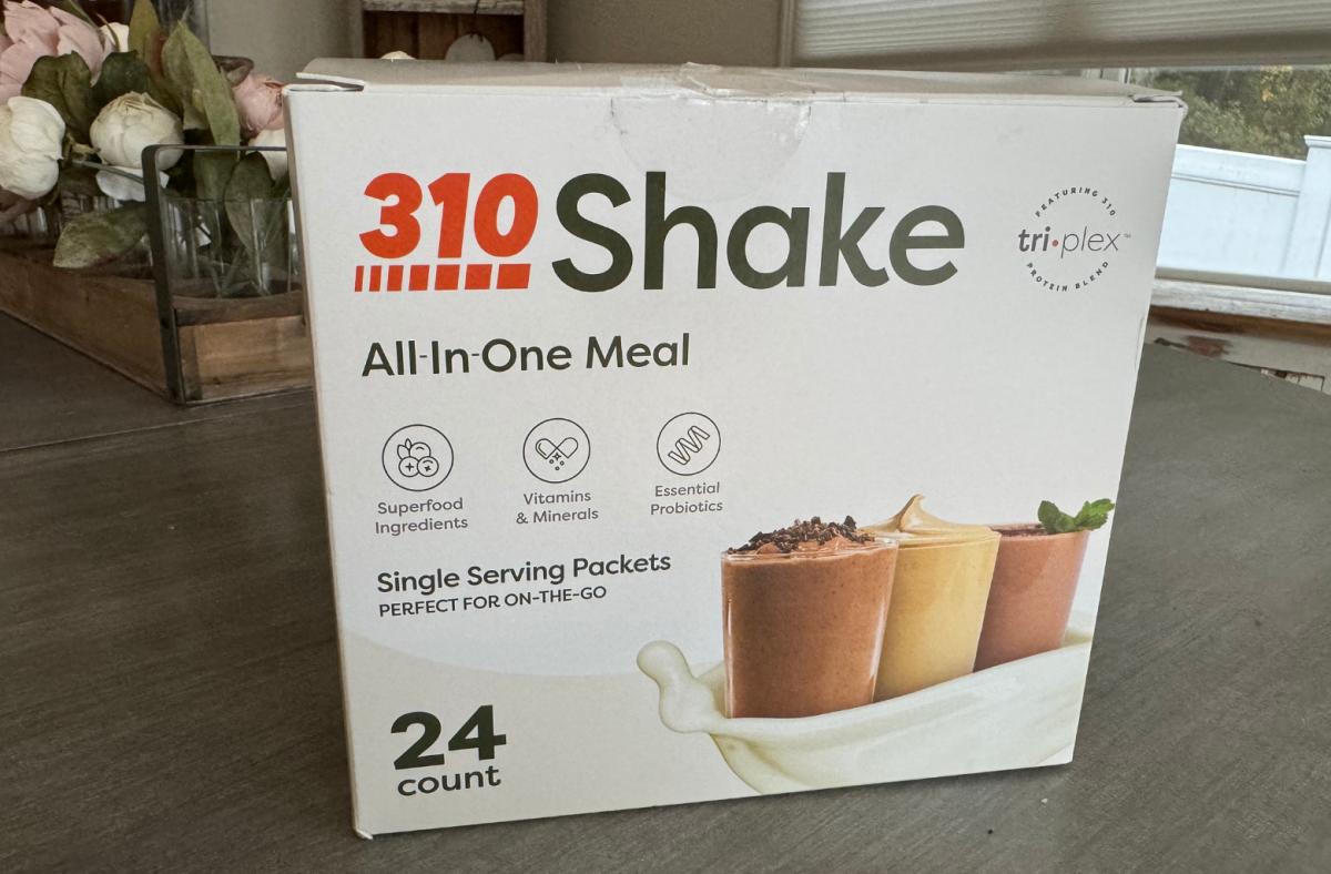 A box of 310 meal replacement shakes
