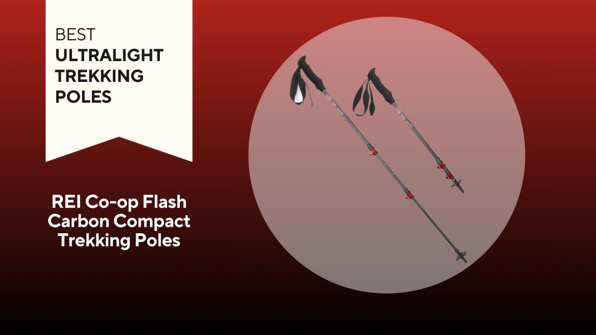 Ultralight Trekking Poles REI Co-op Flash Carbon Compact trekking poles
