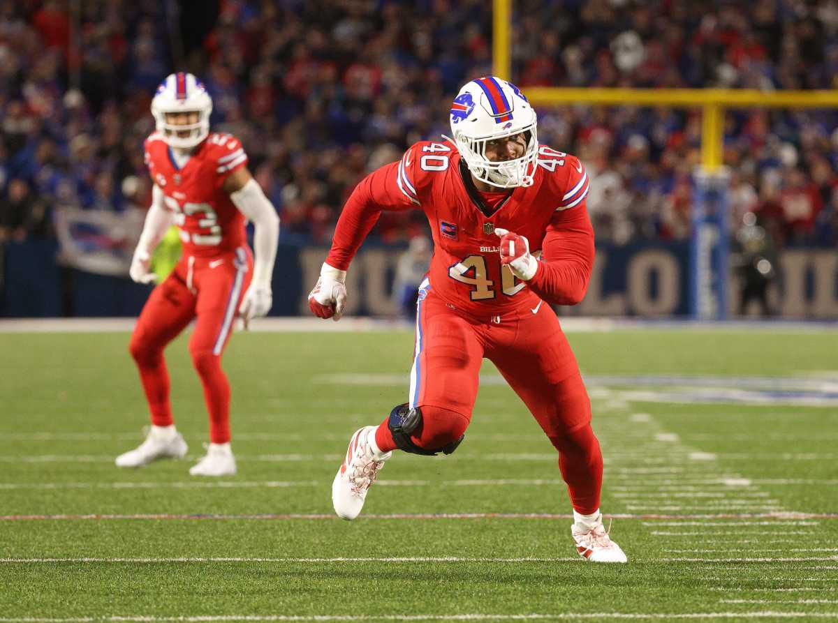 Miller with the Bills earlier this season.