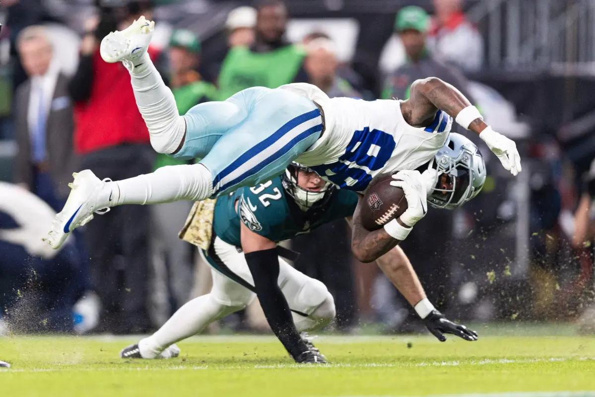 Cowboys receiver CeeDee Lamb was left lamenting the costly penalties in their loss to the Eagles.