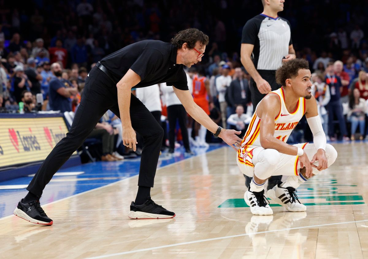 Trae Young and Quin Snyder