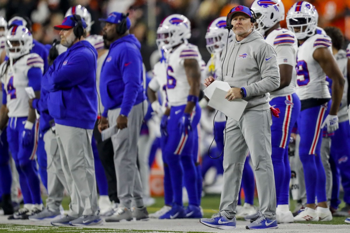Bills coach Sean McDermott took over the defense this season after Leslie Frazier decided to take a year off from the team.