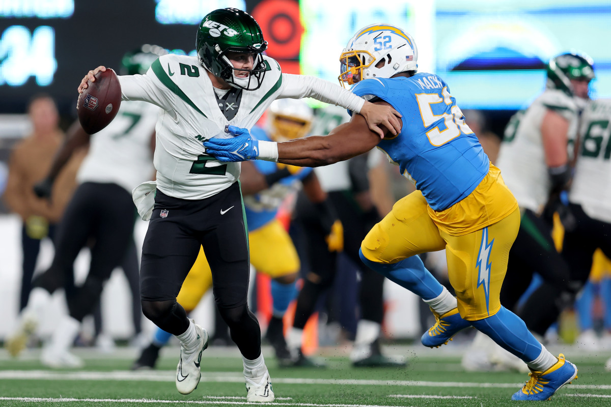 Jets quarterback Zach Wilson