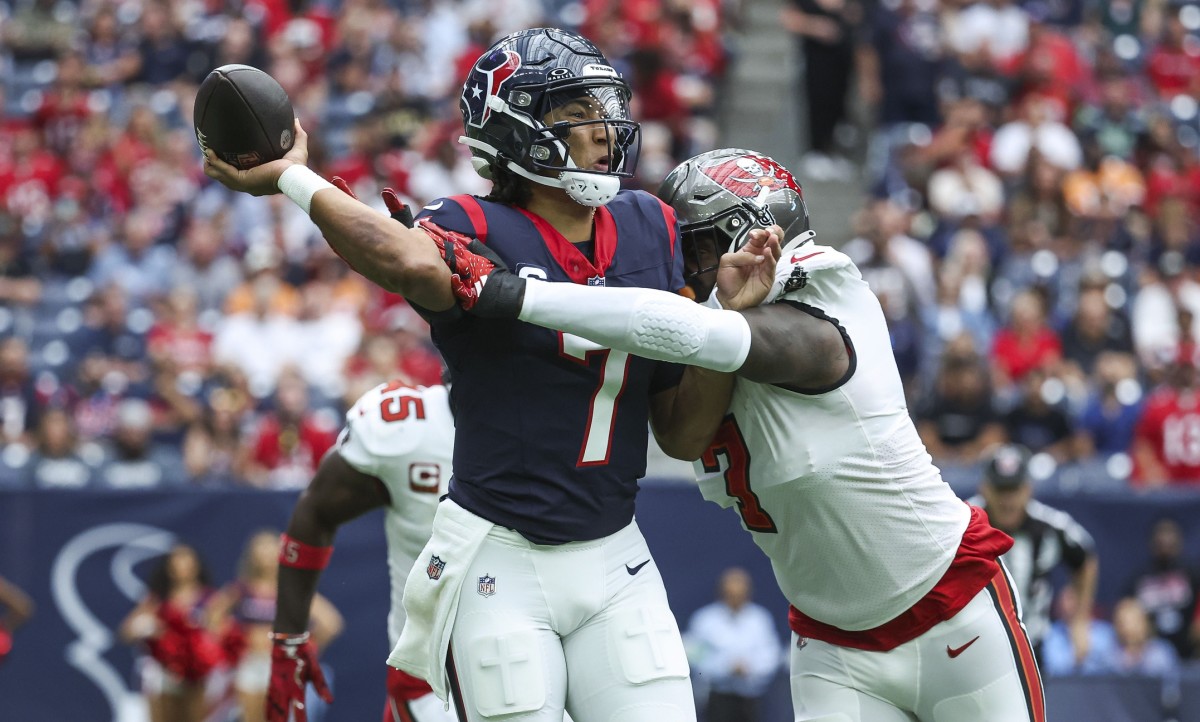 Texans quarterback C.J. Stroud is the favorite to win Offensive Rookie of the Year after the first half of the 2023 NFL season.