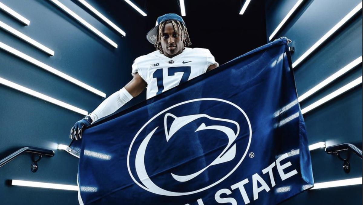 2025 3-star ATH Daune Morris during an unofficial visit to Penn State. (Photo courtesy of Daune Morris)