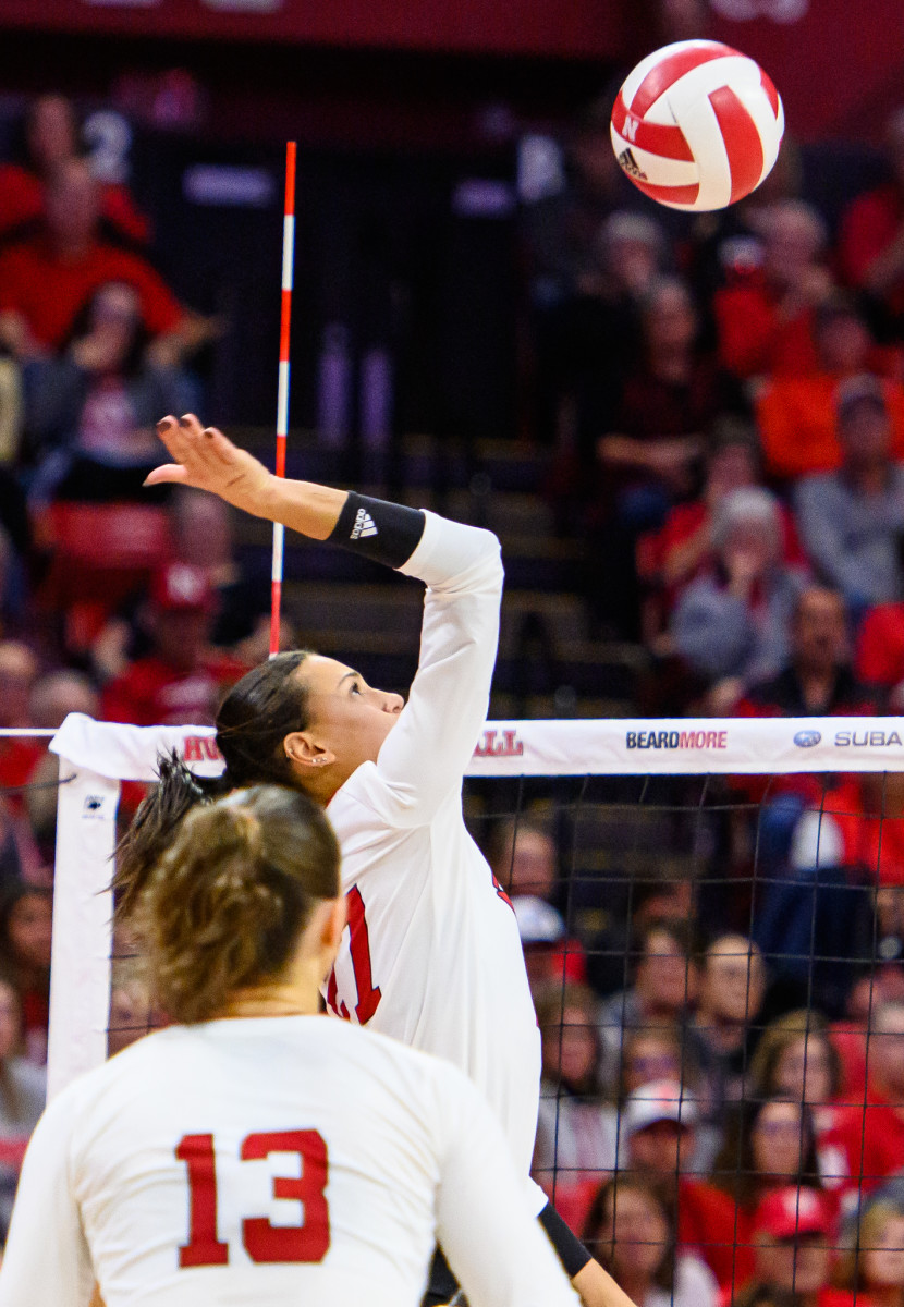 Gallery Nebraska Volleyball Downs Northwestern in Four Sets All Huskers