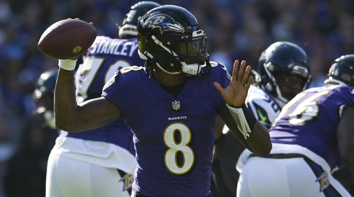 Baltimore Ravens quarterback Lamar Jackson
