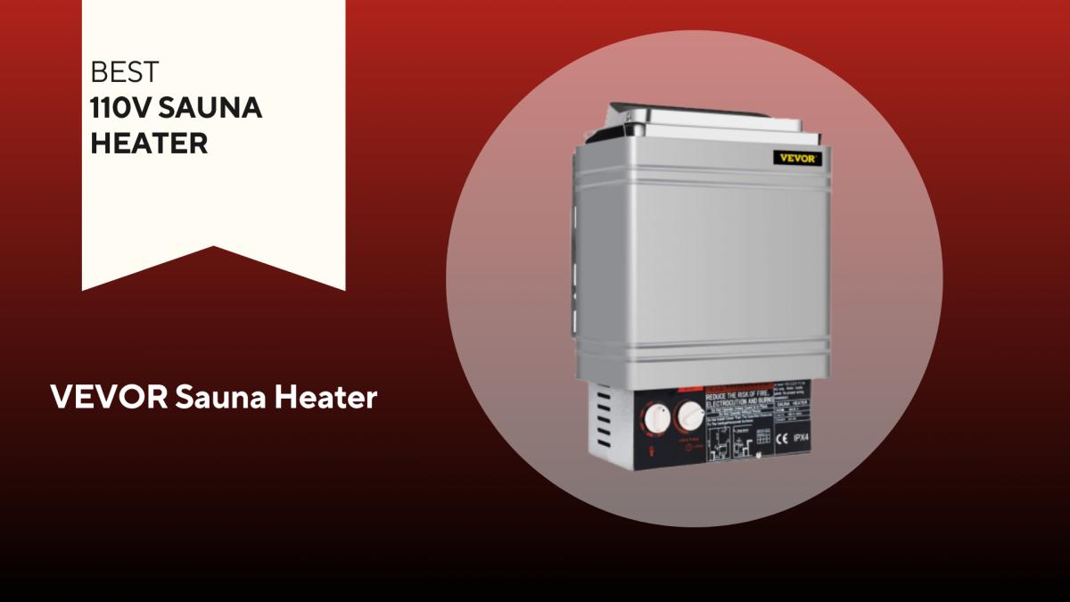 VEVOR Sauna Heater — a box-shaped metal heater