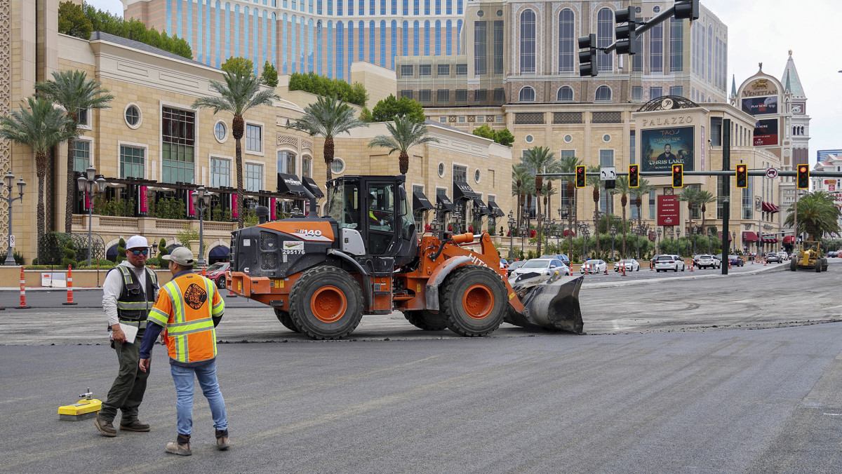 Repaving roads raised the ire of some Vegas locals.