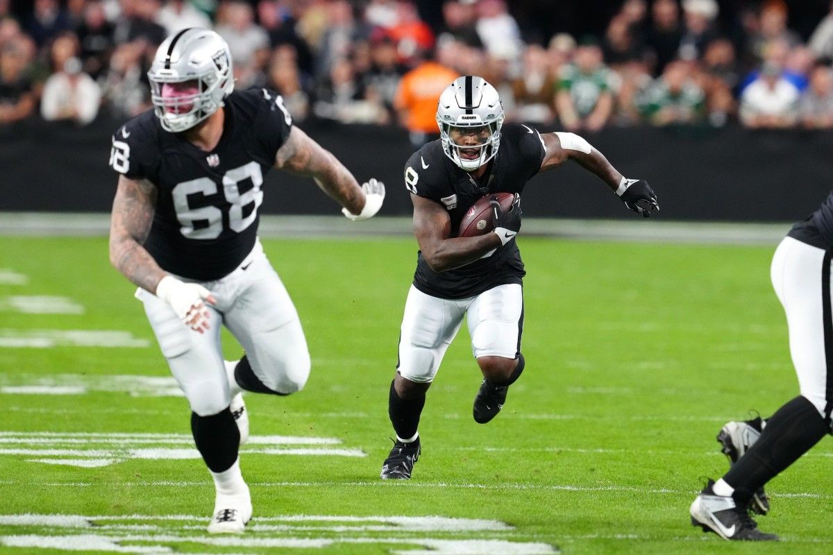 Las Vegas Raiders center Andre James and the offensive line stepped up in Sunday's 16-12 win over the New York Jets.