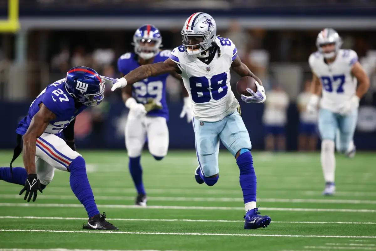 CeeDee Lamb and the Cowboys rolled to another easy win over the hapless Giants Sunday at AT&T Stadium.