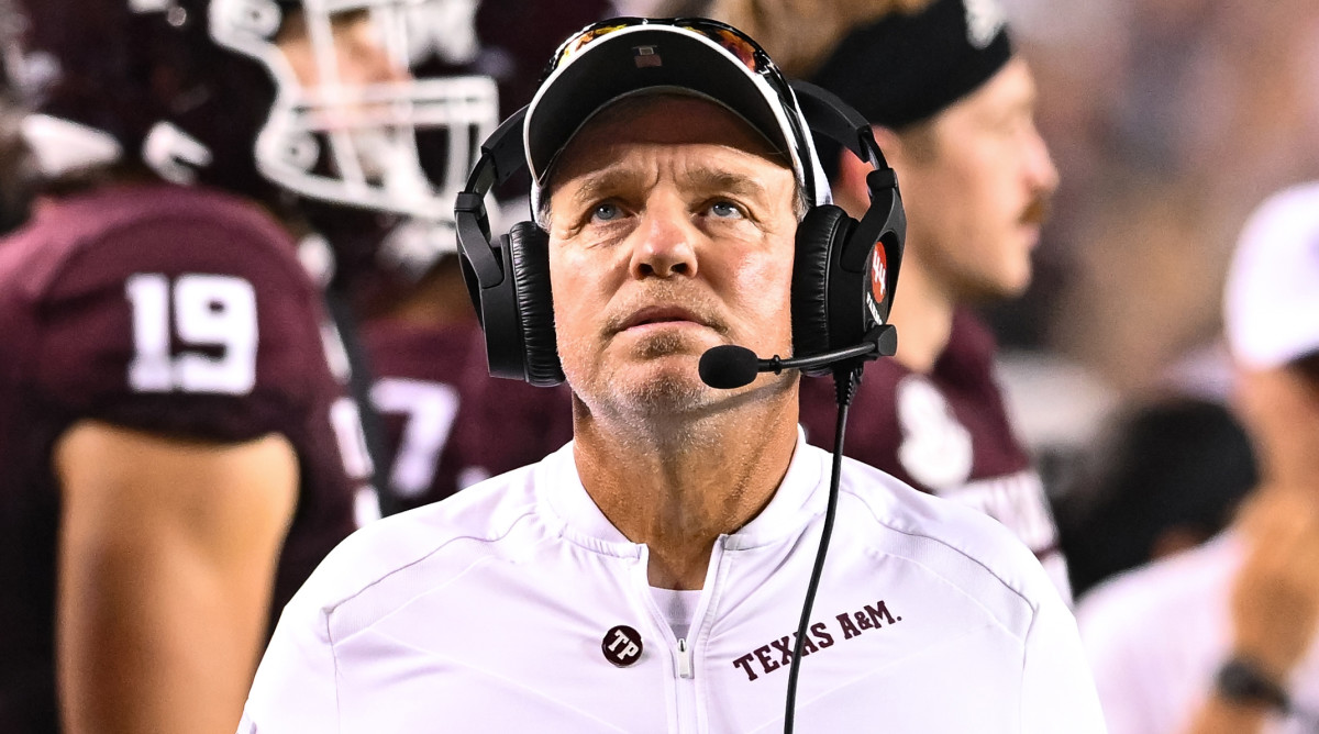 Jimbo Fisher coaching Texas A&M