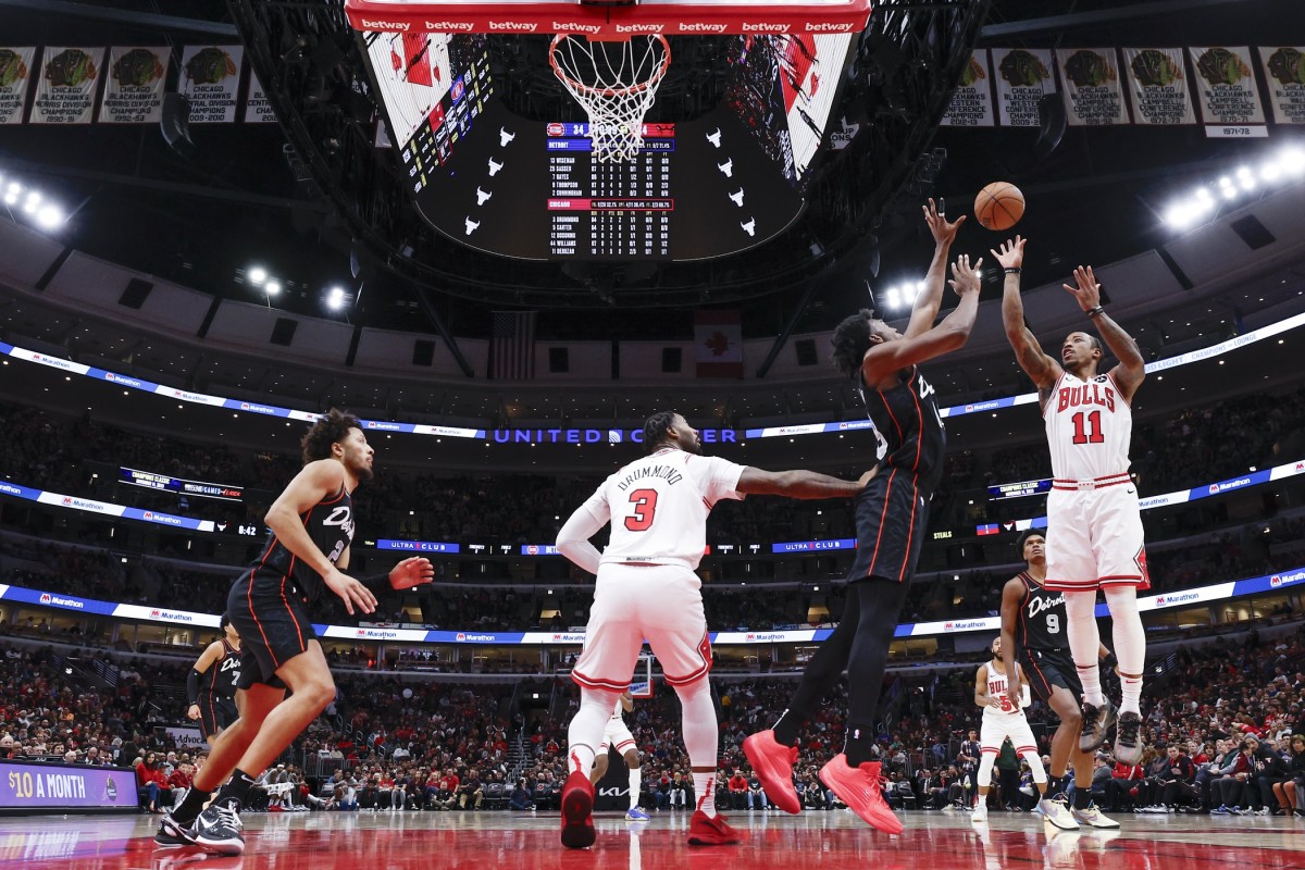 Chicago Bulls get back on track with a 119-108 win over the Detroit Pistons