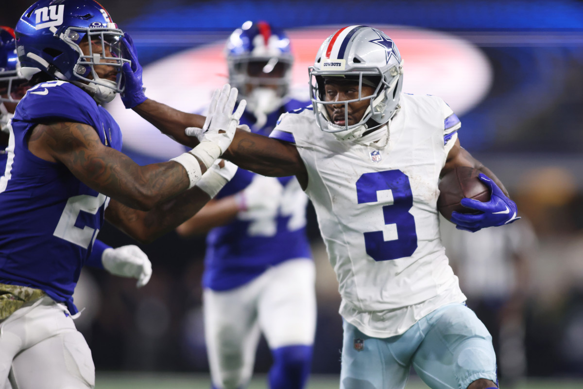 Cowboys receiver Brandin Cooks had his best game of the season against the Giants.