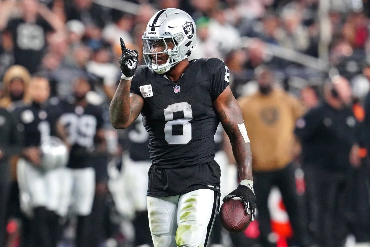 Las Vegas Raiders running back Josh Jacobs posted 116 rushing yards on Sunday.