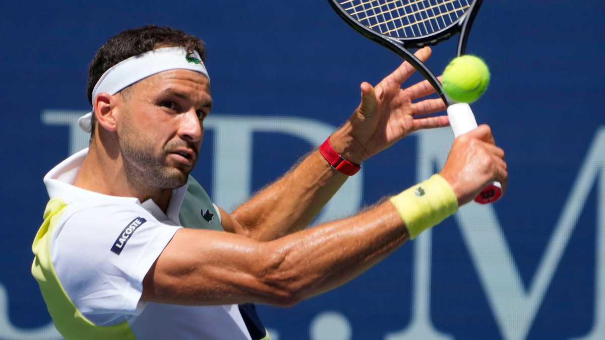 Grigor Dimitrov of Bulgaria.