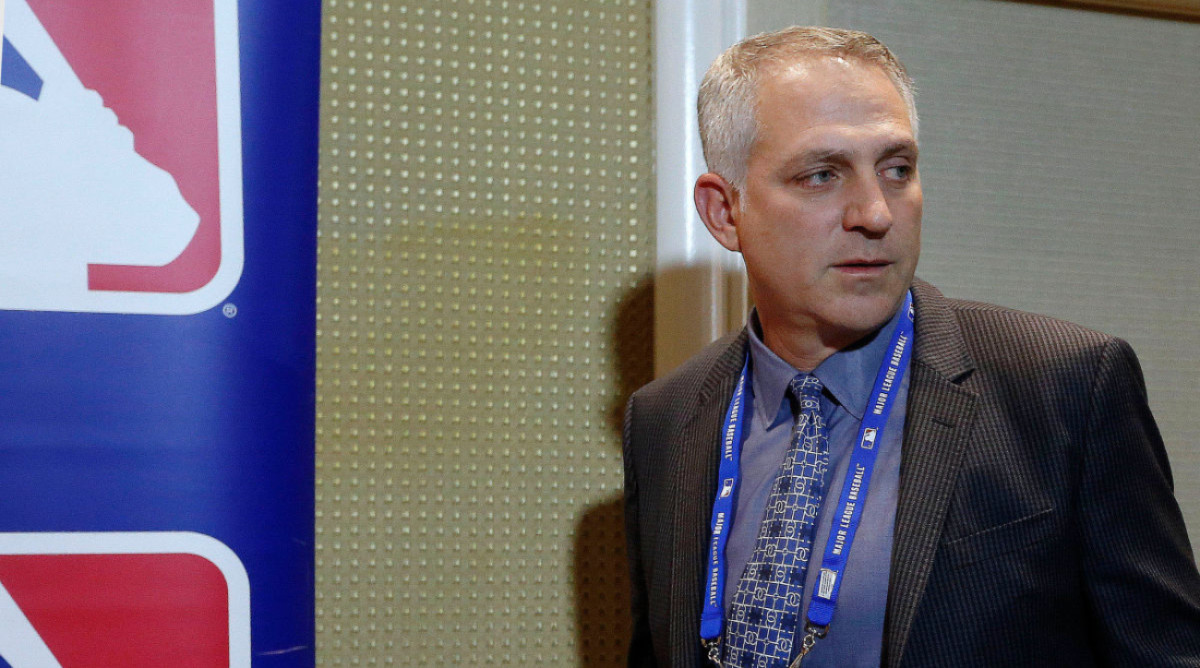 Agent Joel Wolfe at baseball's winter meetings on Dec. 11, 2017.