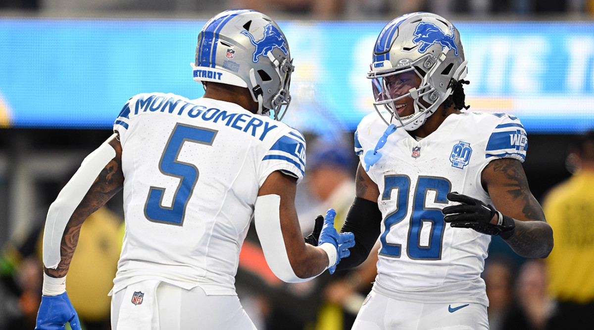 The combination of running backs Montgomery and Gibbs is proving to be a formidable force for the Lions attack.