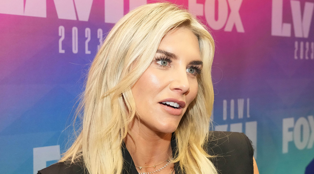 Charissa Thompson at Fox Sports media day at the Phoenix Convention Center