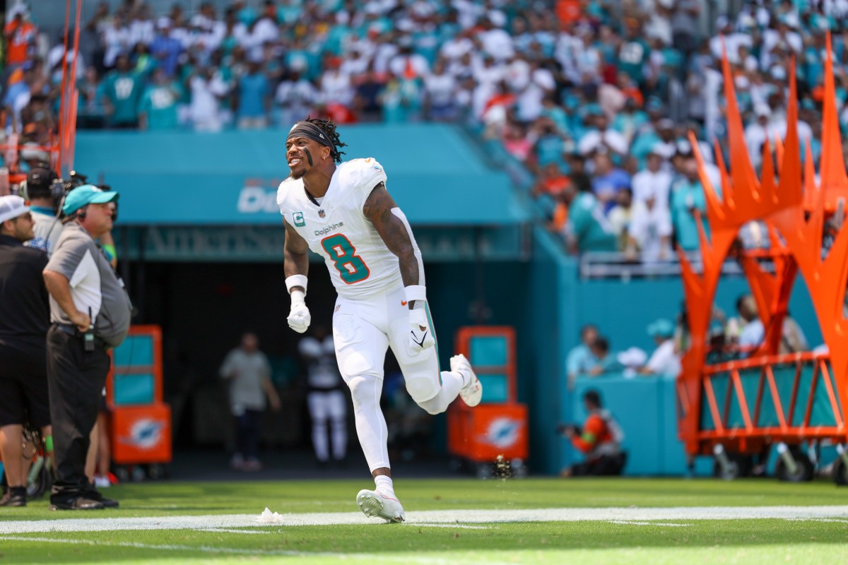 Jevon Holland of the Miami Dolphins has emerged as one of the best safeties in the league in his third season.