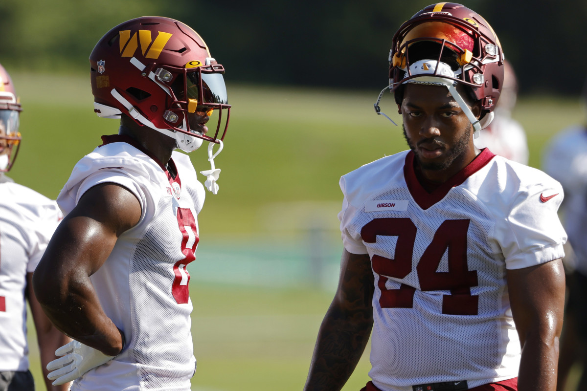 Brian Robinson Jr. and Antonio Gibson are the running back tandem for the Washington Commanders. 