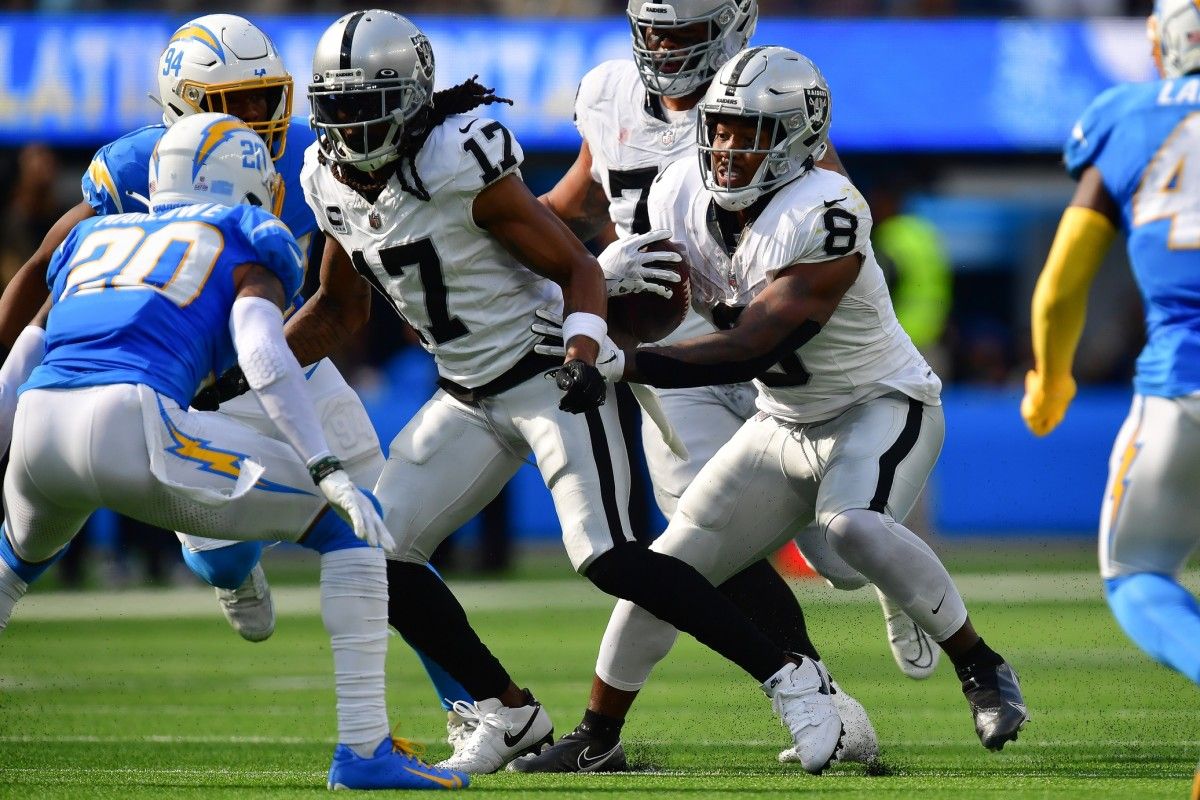 Las Vegas Raiders Interim Head Coach Antonio Pierce admires the vocalness of captains like Davante Adams, Josh Jacobs, Maxx Crosby, and Robert Spillane.